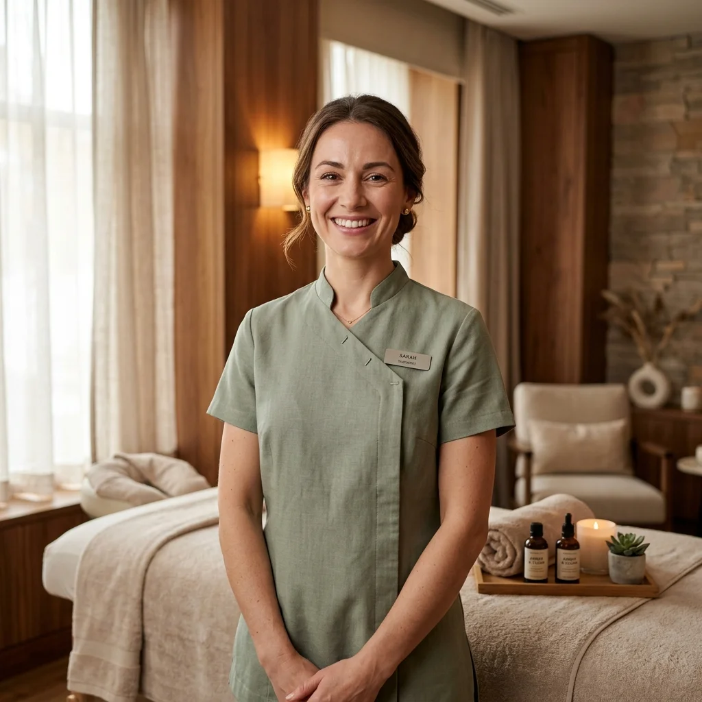 Sarah Jenkins, terapeuta de Demo Massage